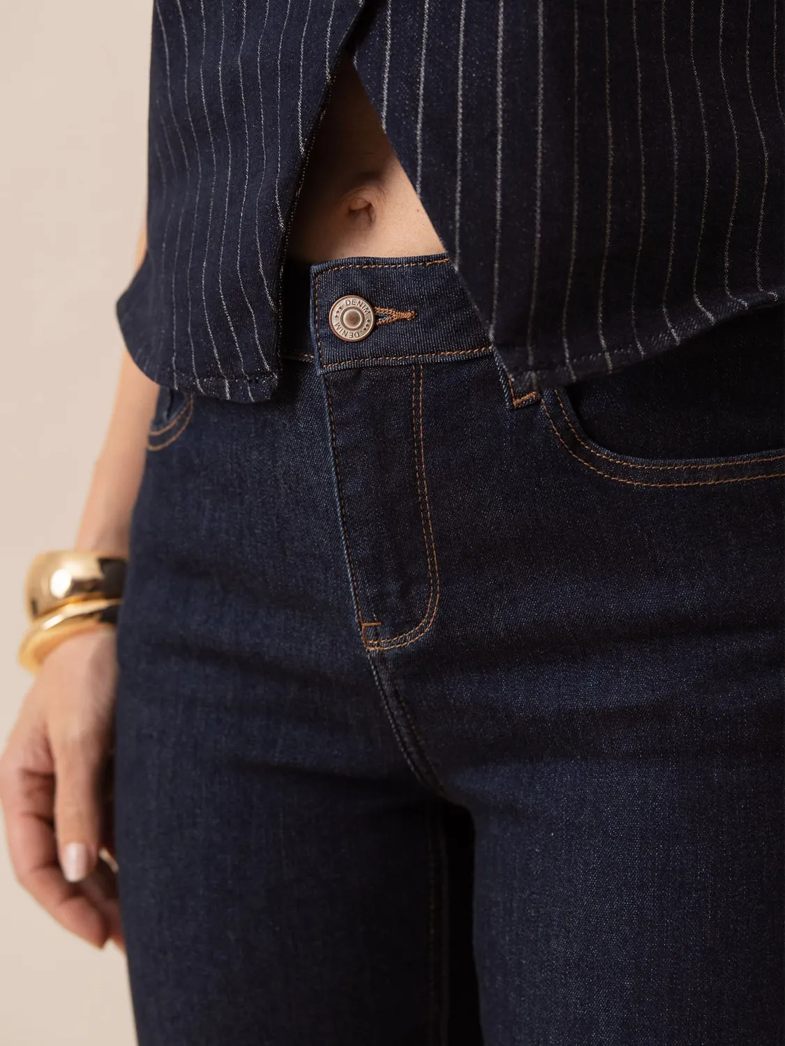 Oraije Bella jeans bootcut grezzo