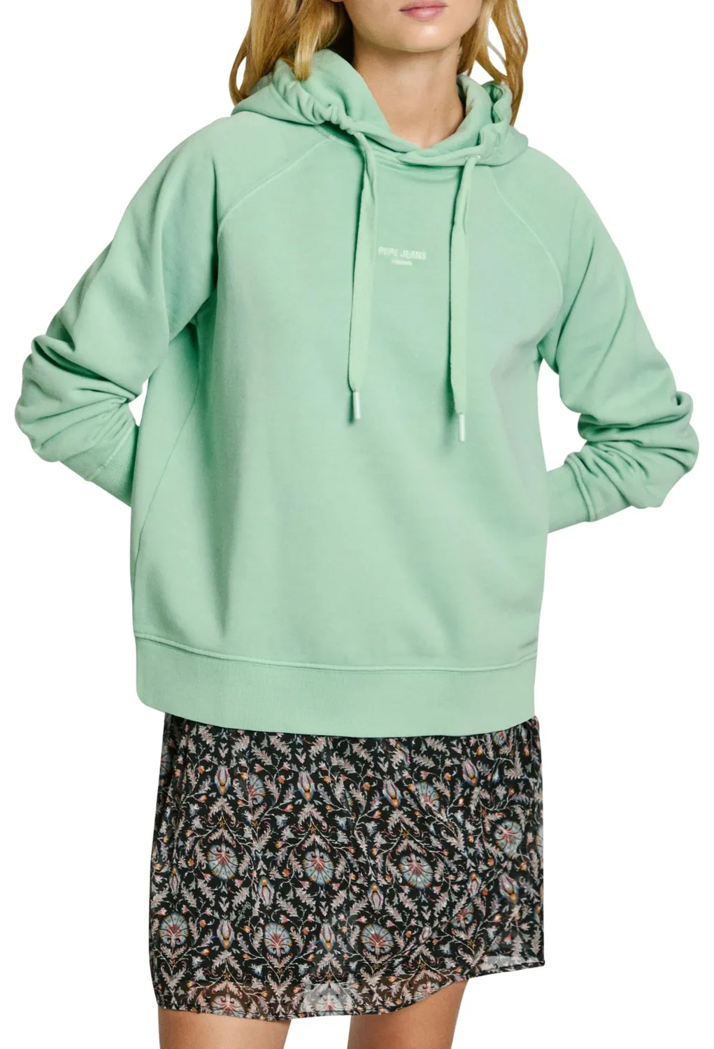 Pepe Jeans Felicity Hoodie Felpa Donna M Burnt Red