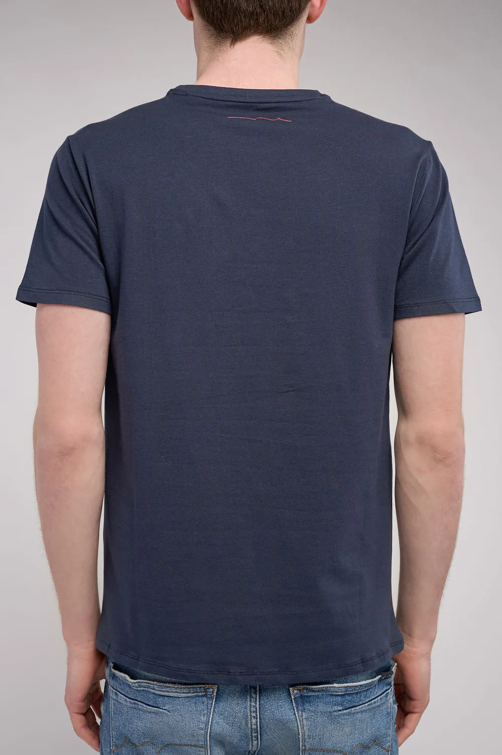 Teddy Smith T-Taho MC t-shirt uomo navy cotone