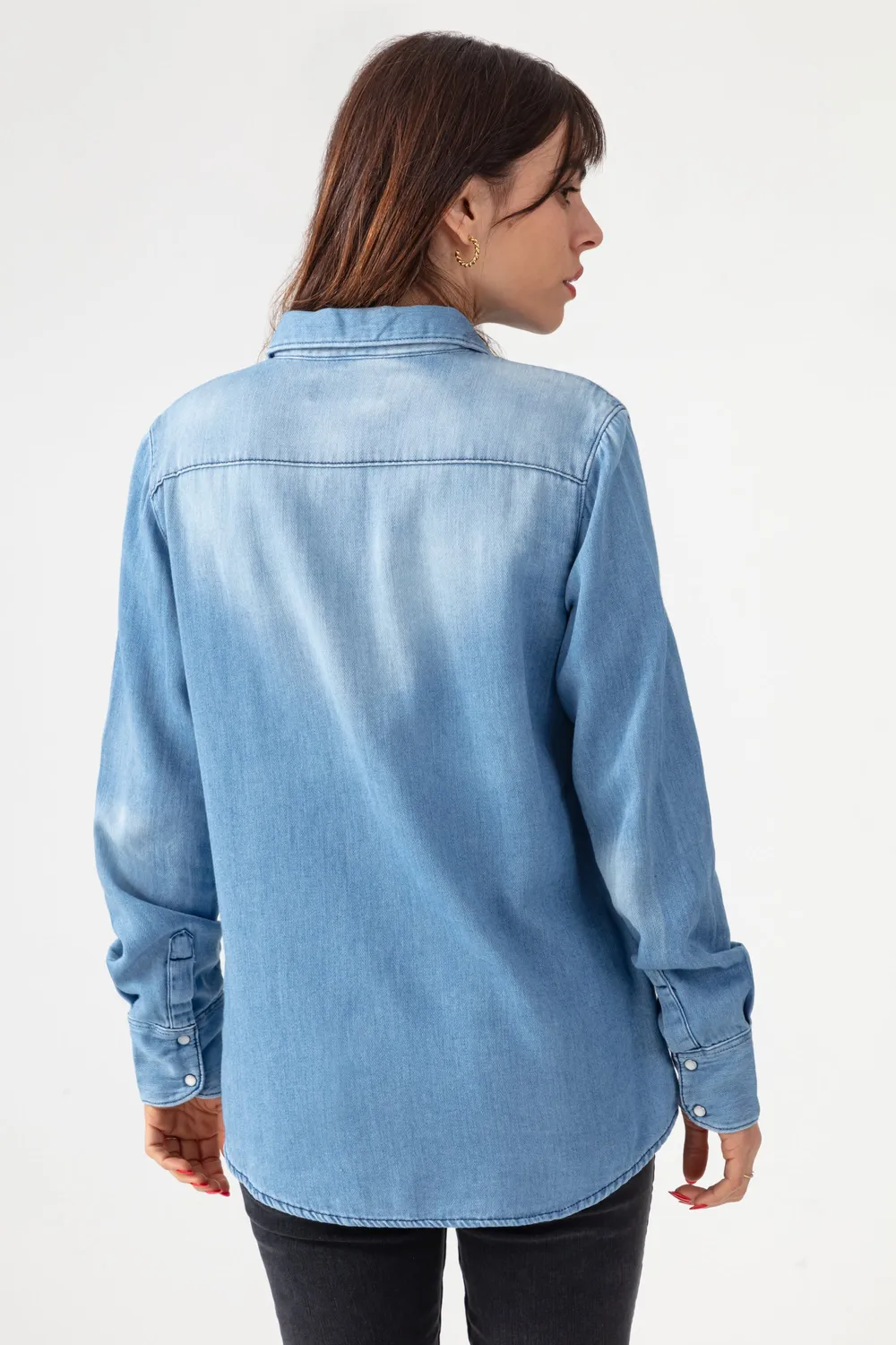acquaverde Clyde camicia jeans light used dritta