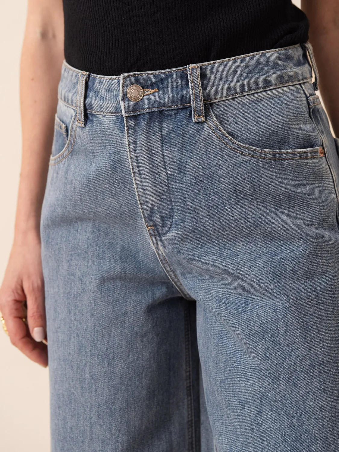 Oraije Giovani bermuda jeans blu vintage