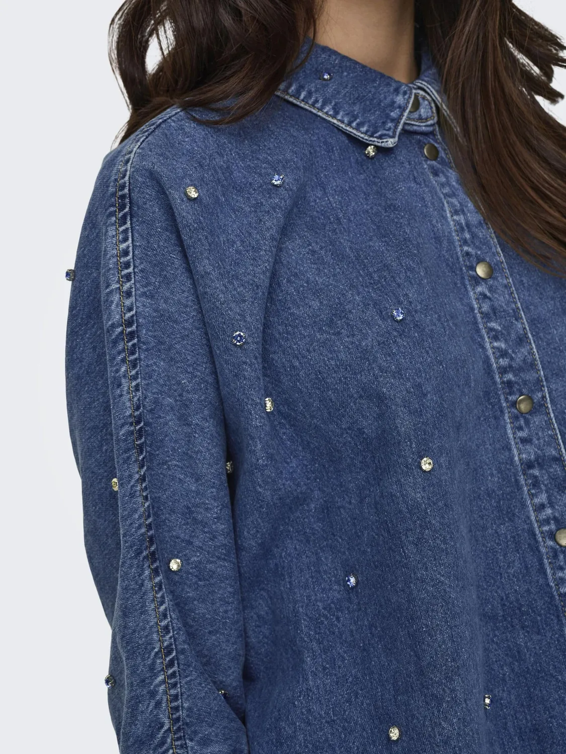 ONLY ONLGRACE camicia jeans donna M denim
