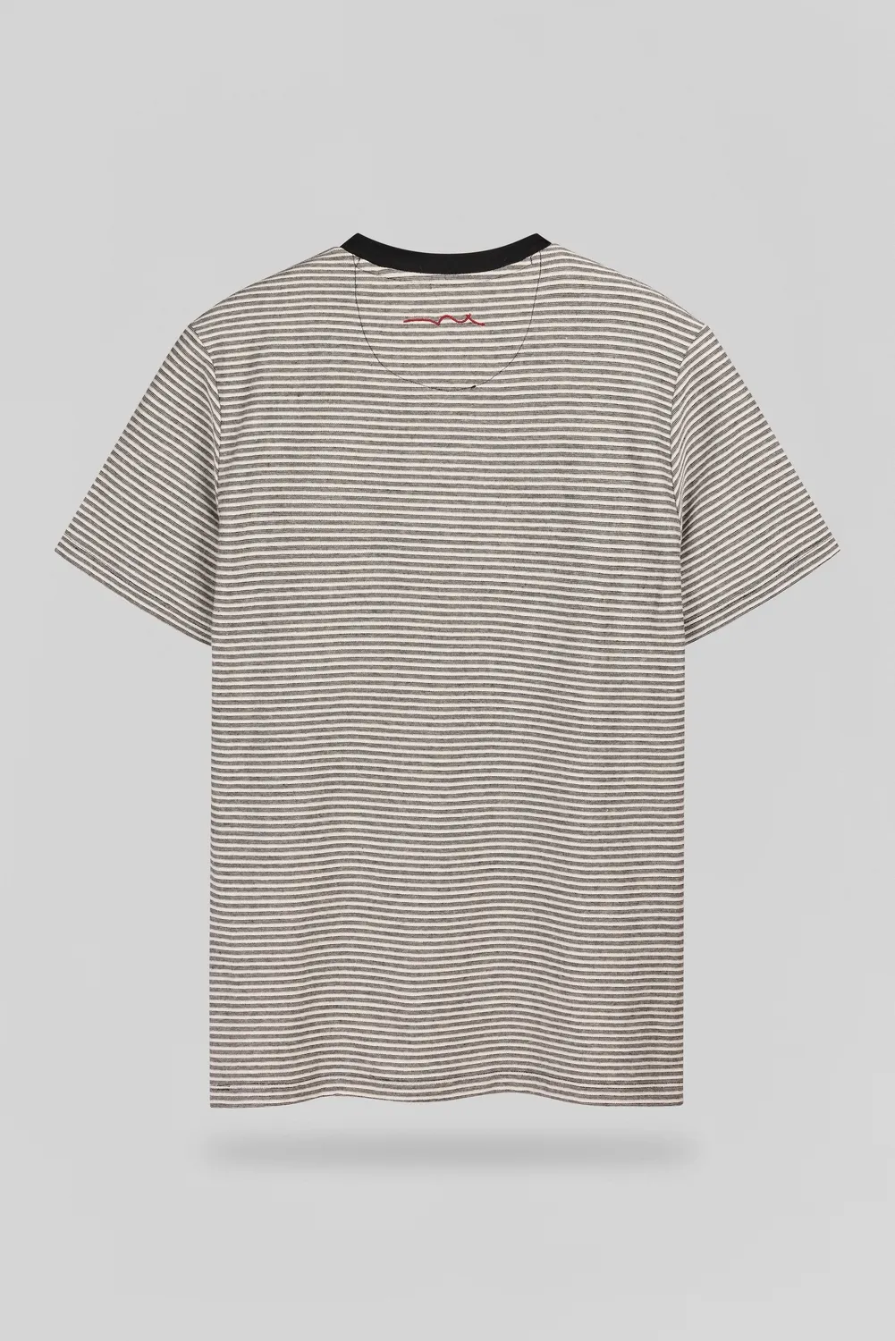 Teddy Smith T-Joos maglietta uomo black stripes cotone