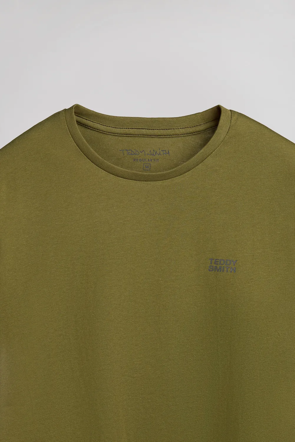 Teddy Smith The Tee 1 T-Shirt Uomo Oliva Cotone