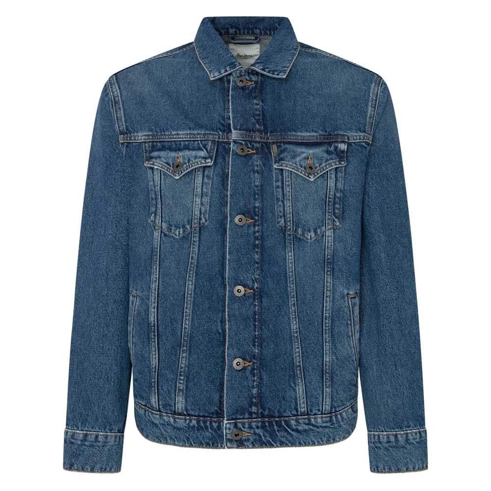 Pepe Jeans Regular Jacket PM402715 giacca jeans uomo blu CU4 relaxed