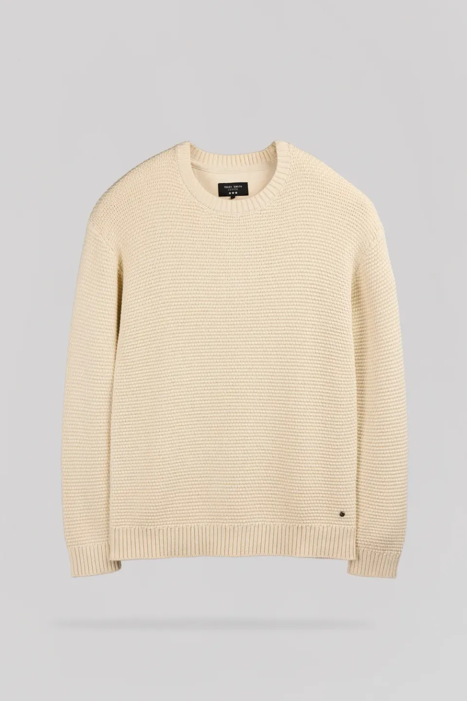 Teddy Smith P-Howard maglione cotone beige lin