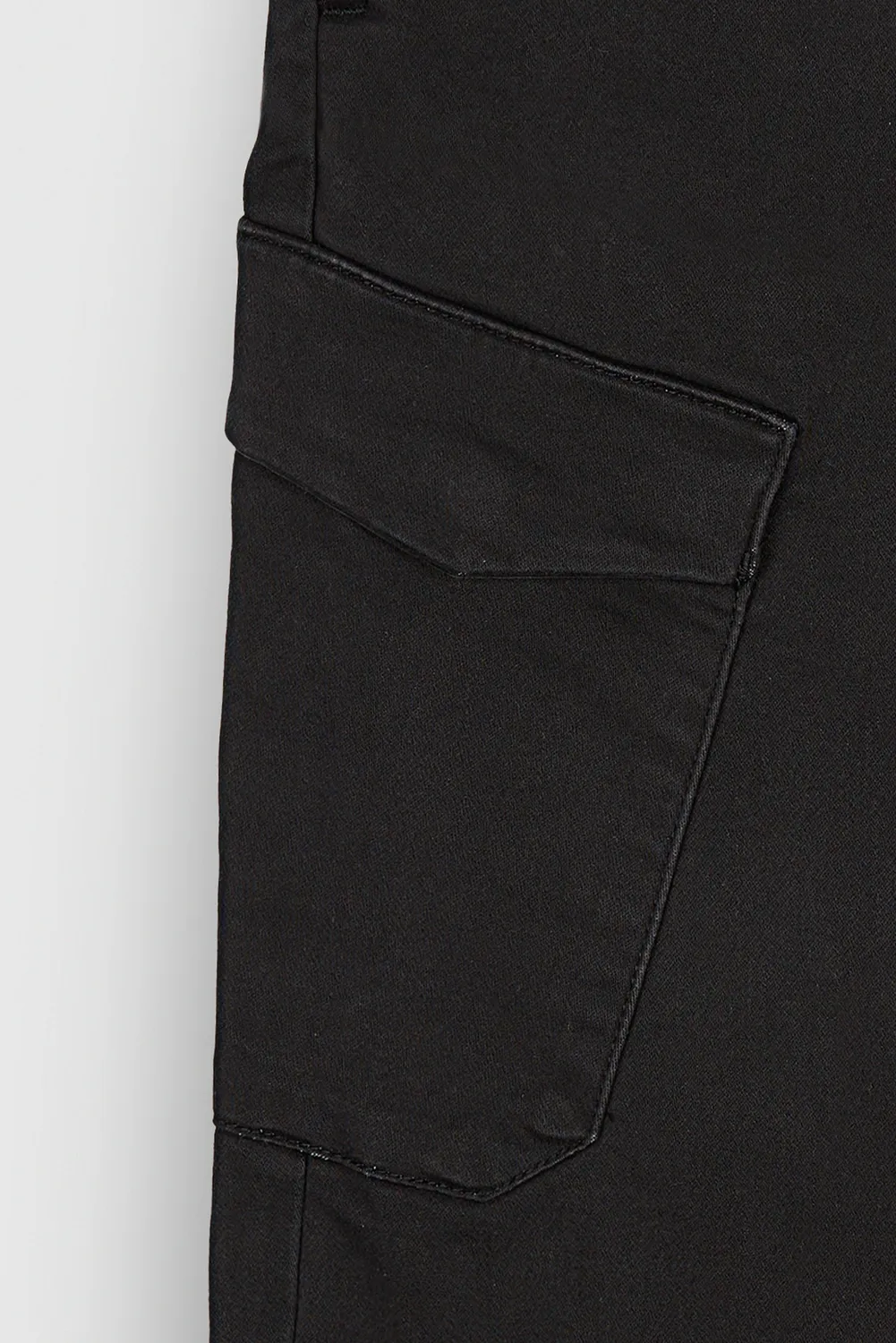 Teddy Smith P-Piky Cargo JR pantalone charbon elastico