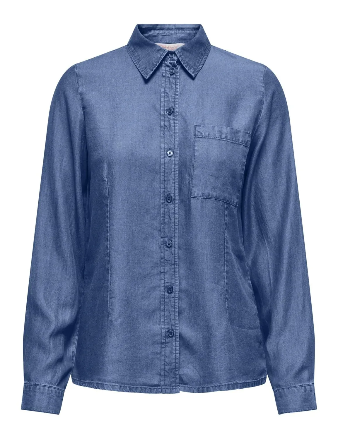 ONLY Onlcharis Life Camicia Aderente Blu L