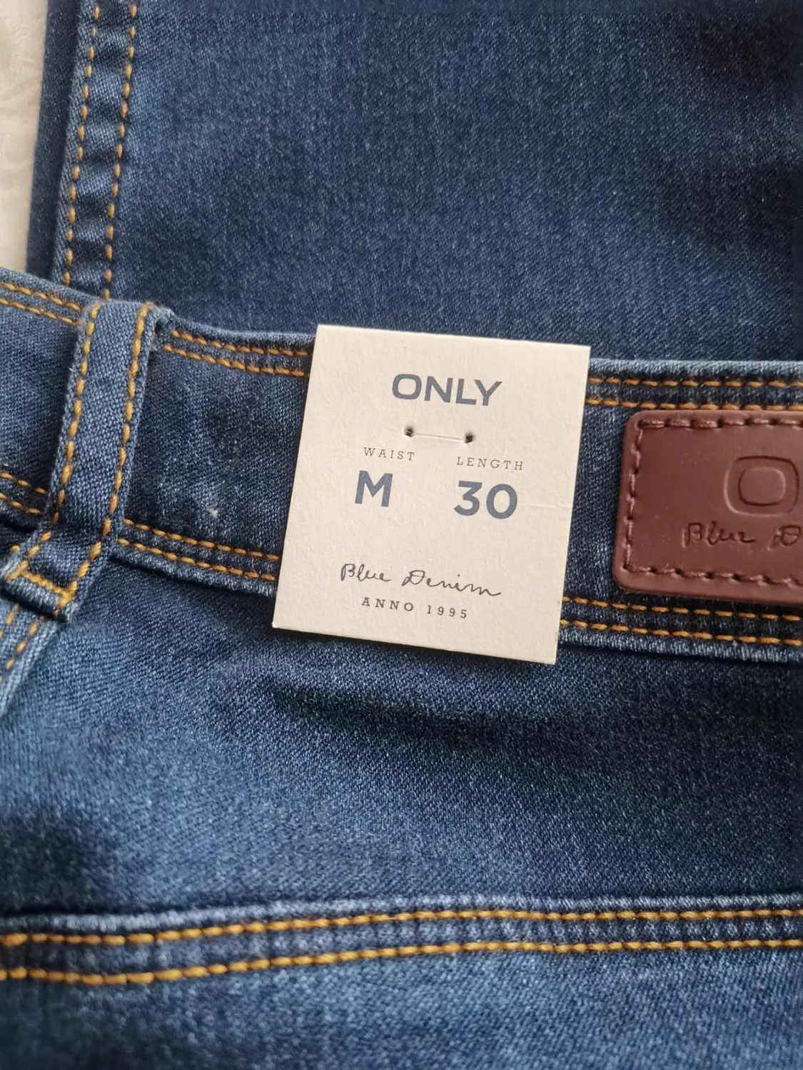 Only Onlrain jeans skinny donna S/30L blu