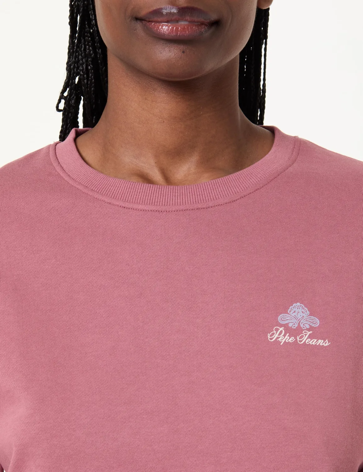 Pepe Jeans W Bandana Sweat Felpa Donna Girocollo Stampa