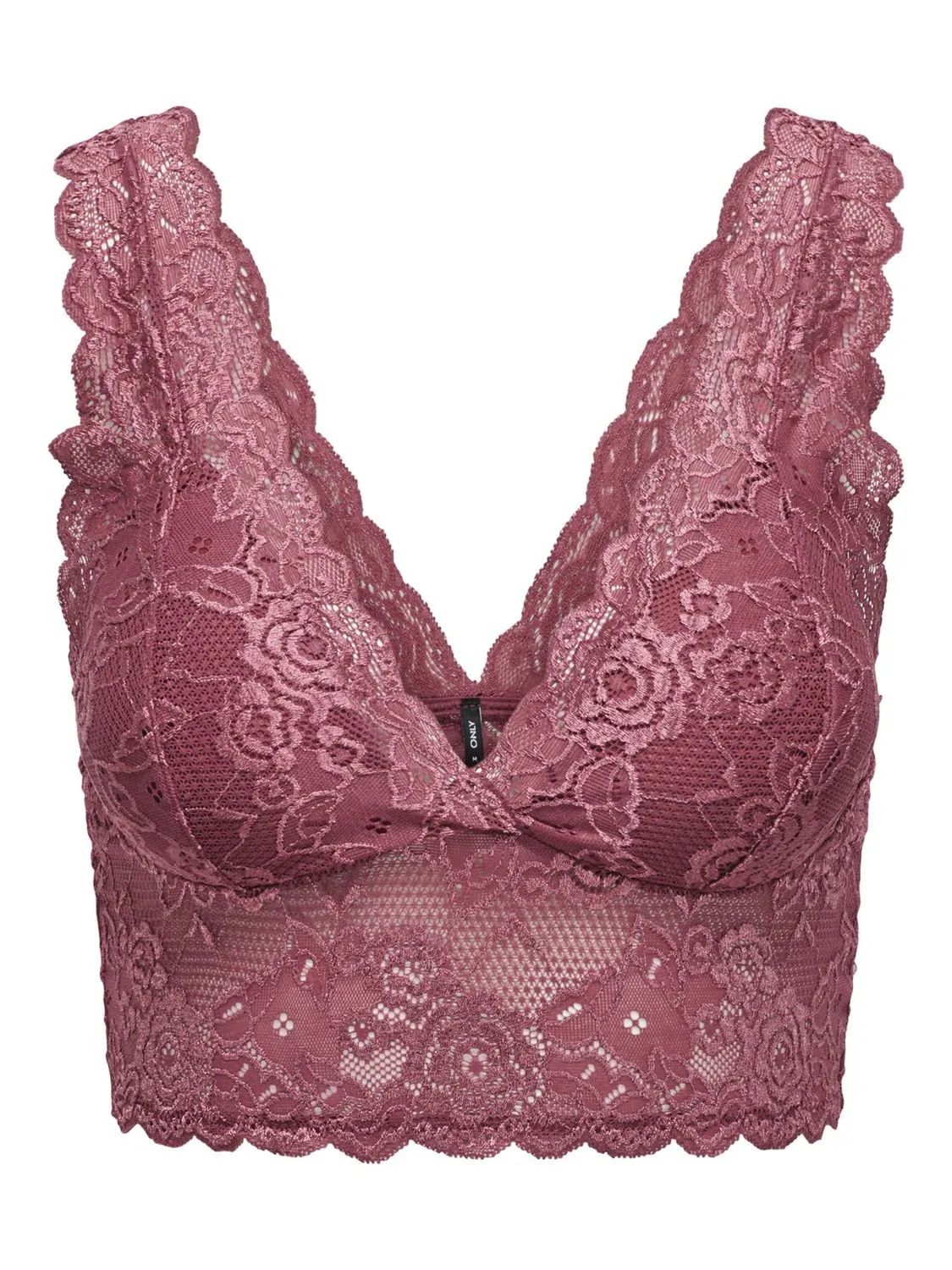 ONLY Onlchloe reggiseno pizzo rosso High Risk Red