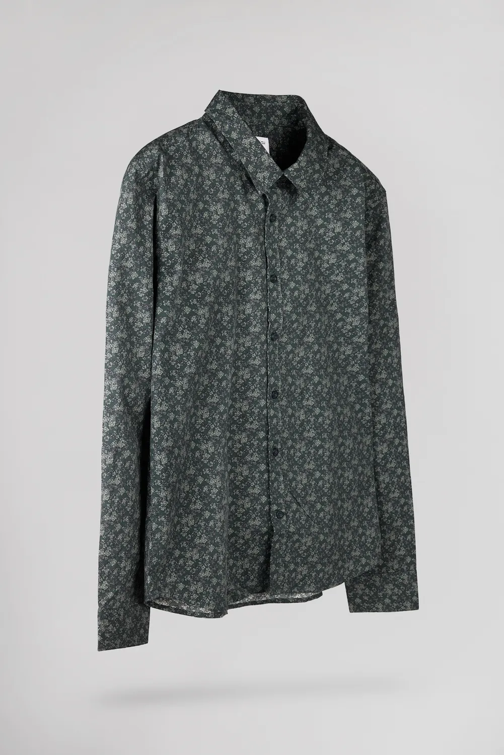 Teddy Smith Carton camicia uomo kaki elasticizzata