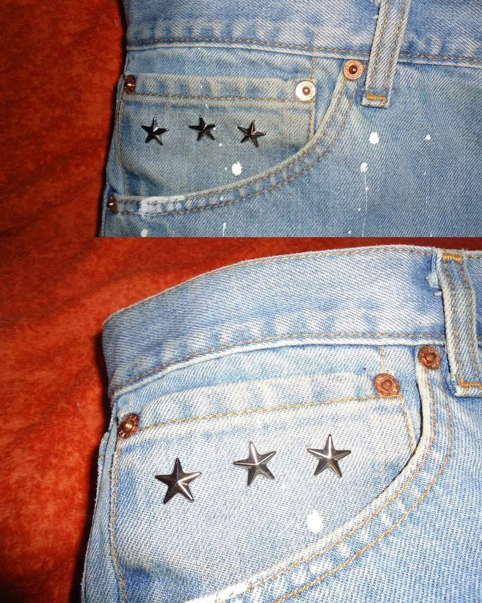 Levi's Vintage jeans personalizzato tessuto militare