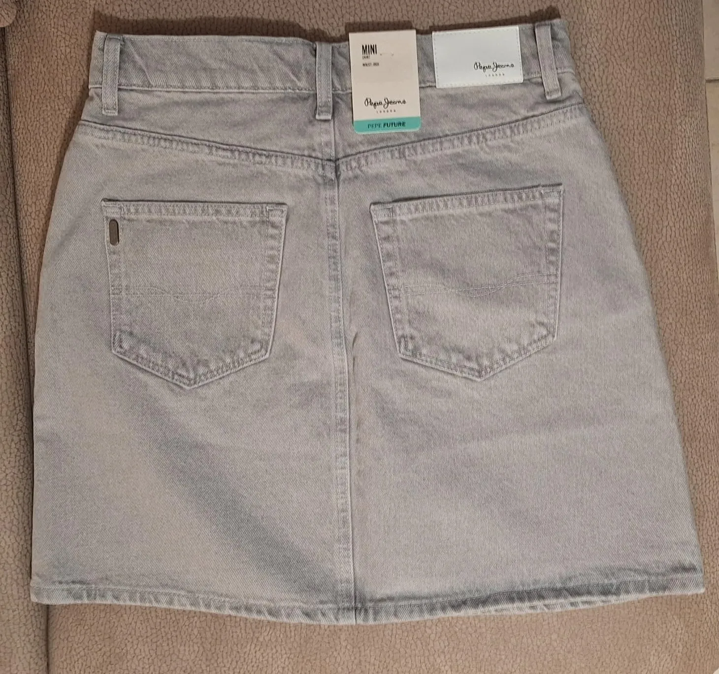 Pepe Jeans Cloud Minigonna Grigia Taglia M