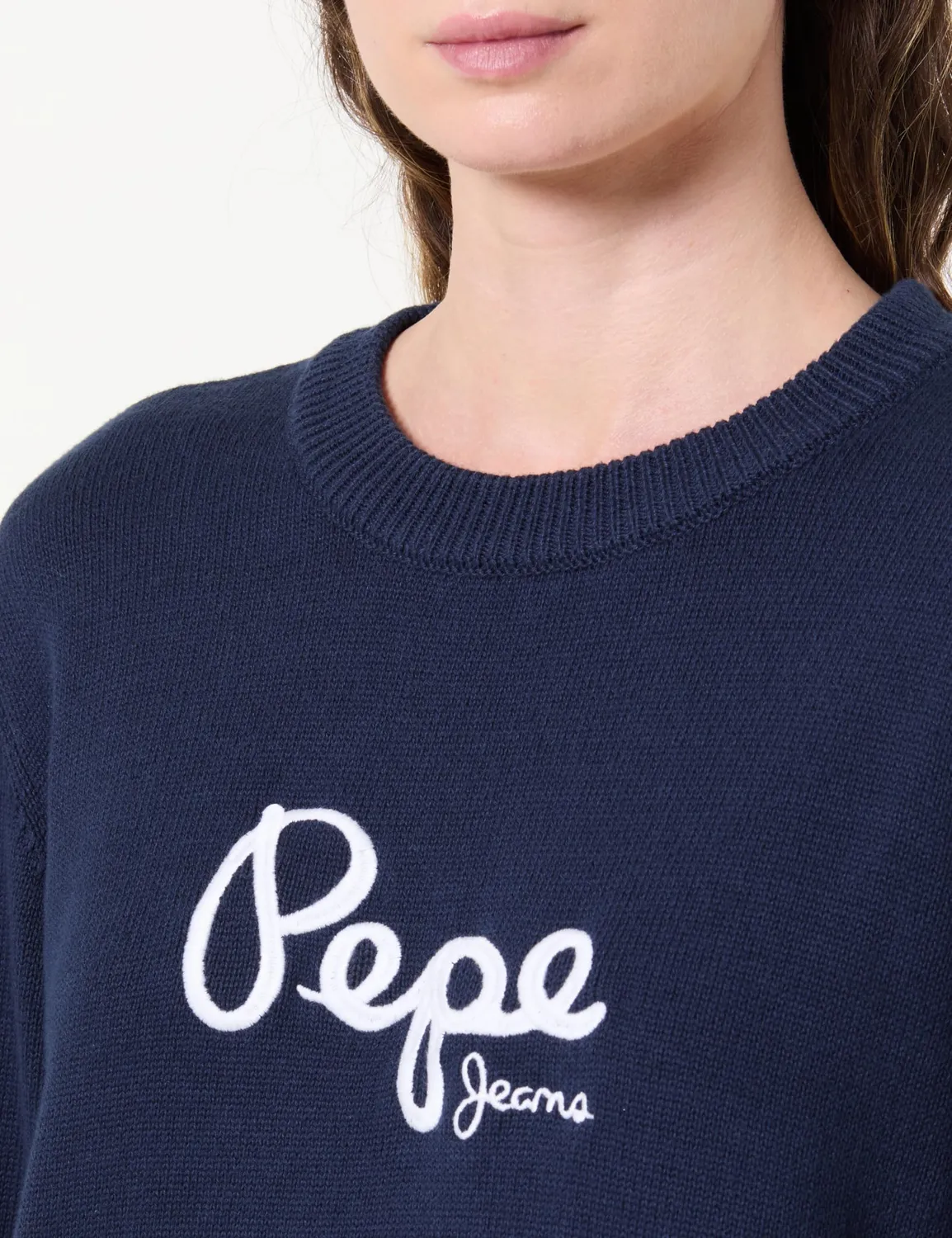 Pepe Jeans Intarsia Maglione Donna L Grande Intarsio