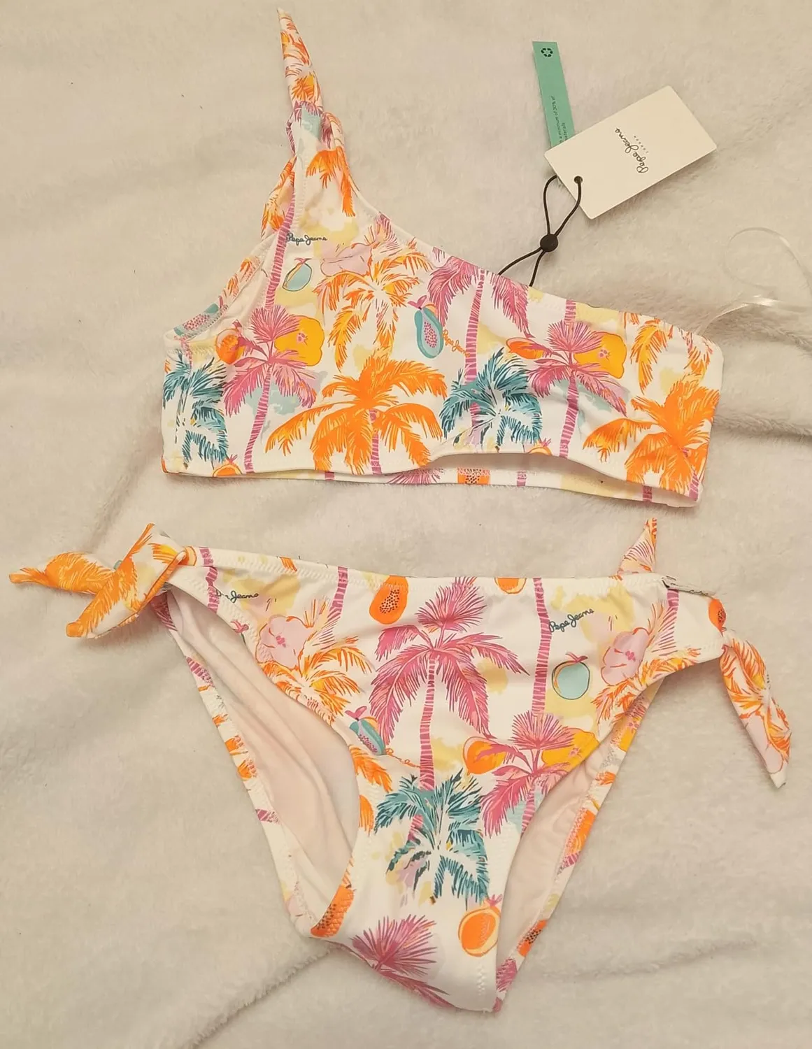 Pepe Jeans Tropical Asy bikini bambina 10 anni nodo
