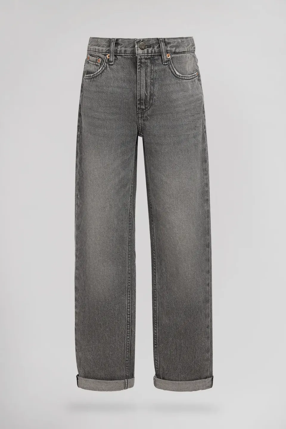 Teddy Smith Dad Pant JR jeans ragazzo grigio vintage