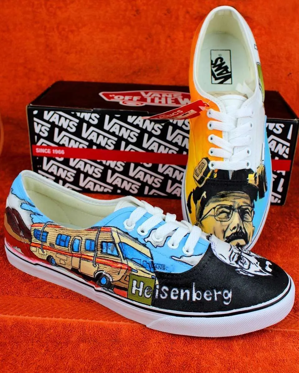 Never Say Never Vans Slip-On Scarpe Heisenberg Breaking Bad