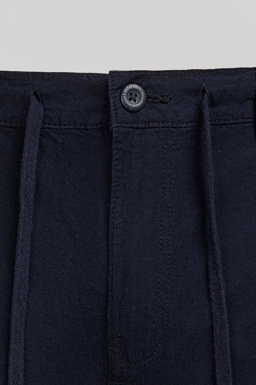 Teddy Smith S-Linen Chino S shorts navy lino cotone
