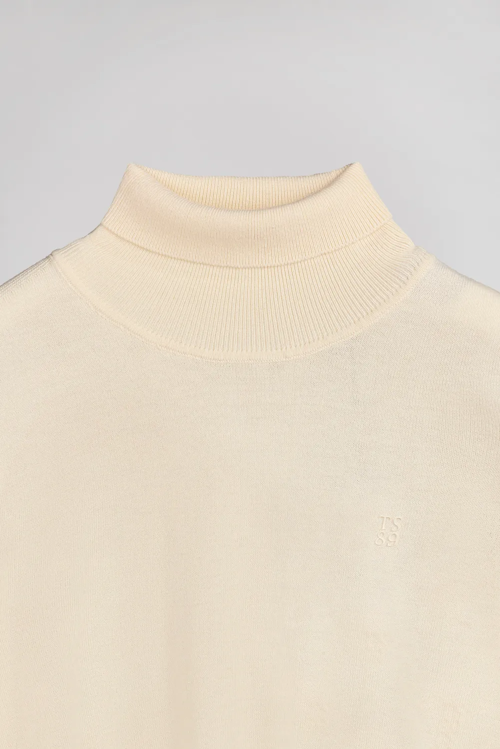 Teddy Smith P-Marcellus pull uomo crema collo alto