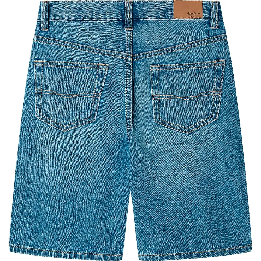 Pepe Jeans Dan pantaloncini jeans ragazzo 14 anni lavaggio medio
