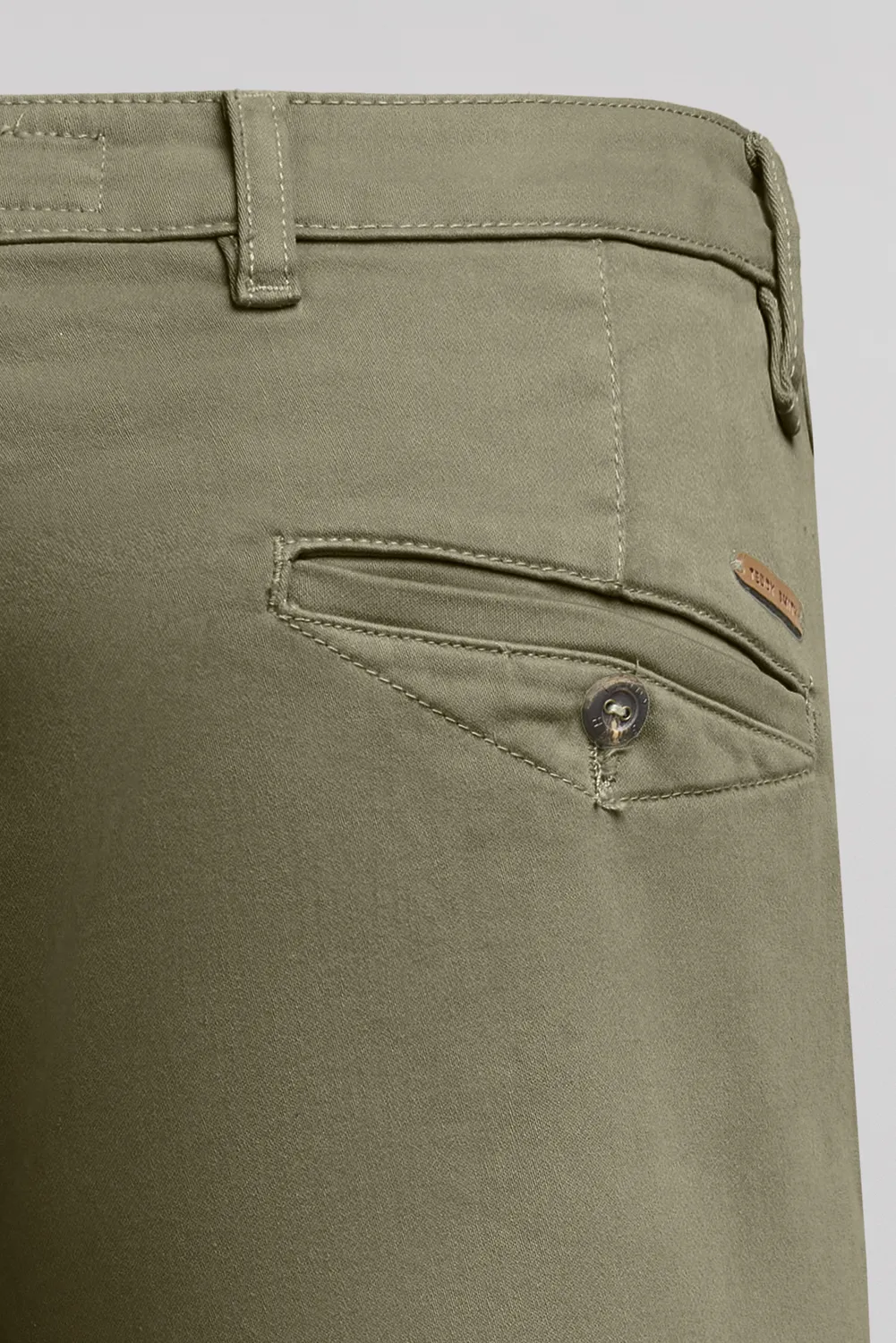 Teddy Smith Pallas Chino Sweat Dyed pantalone slim kaki