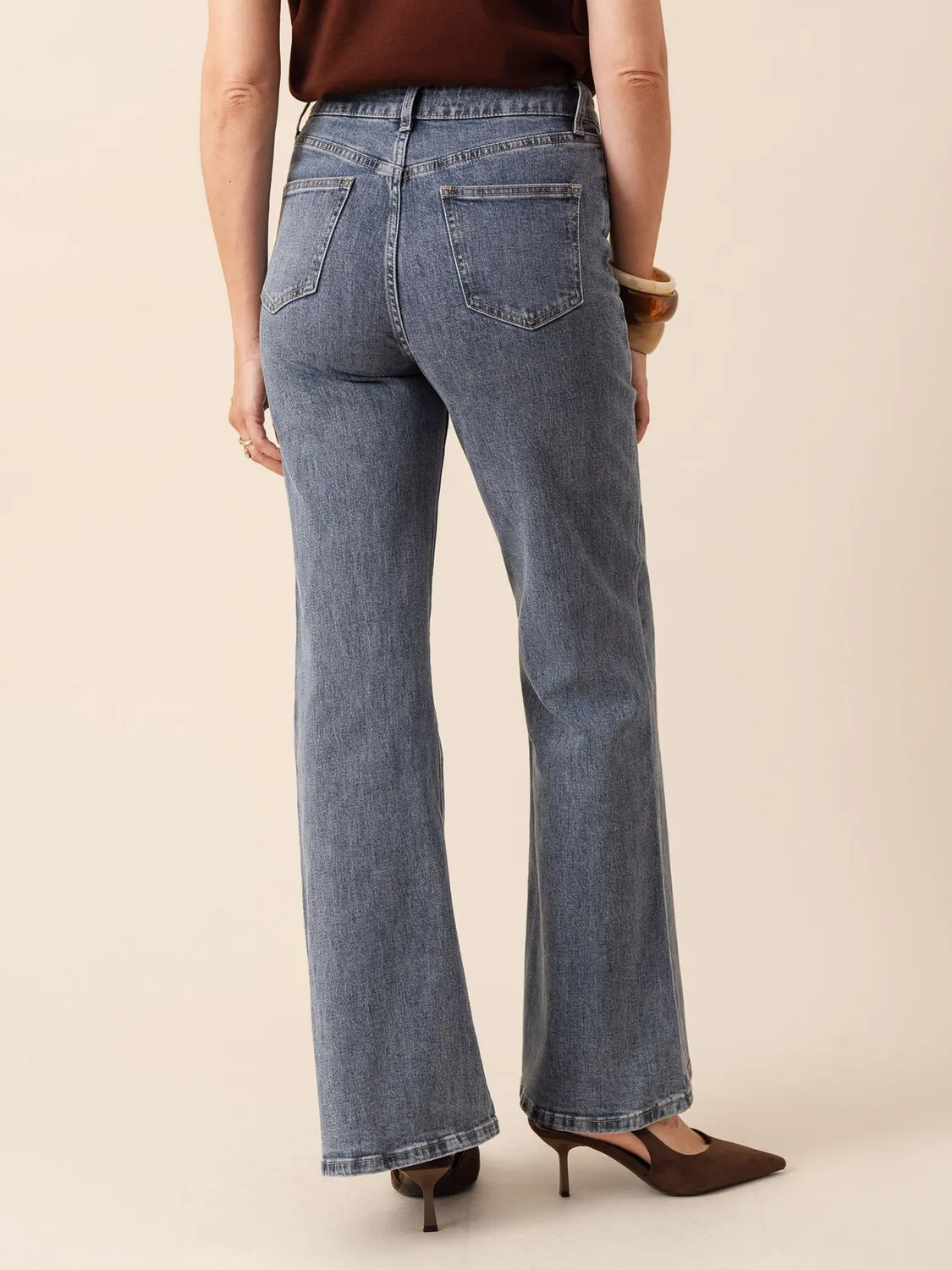 Oraije Emily jeans bootcut blu stone
