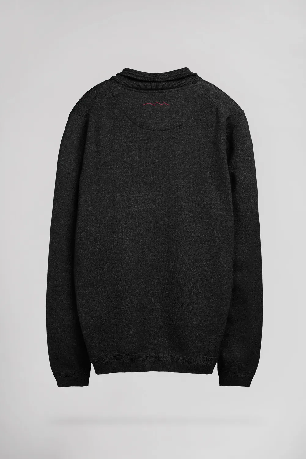 Teddy Smith P-MARTY 2 Pull Collo Zip Grigio Antracite