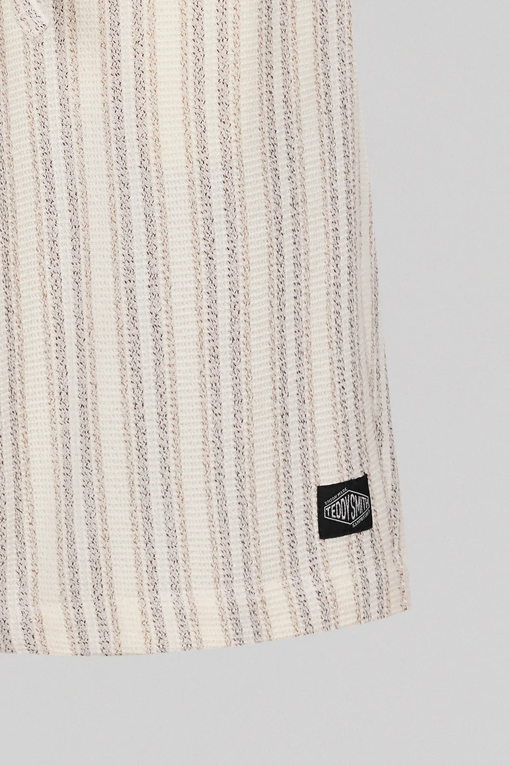 Teddy Smith S-Akuma short uomo righe middle white