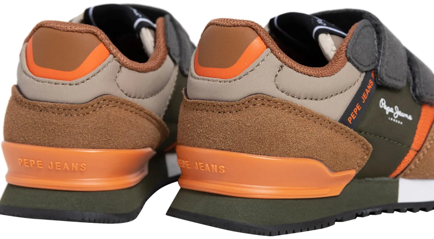 Pepe Jeans London Park BK sneakers bimbo 43 arancioni