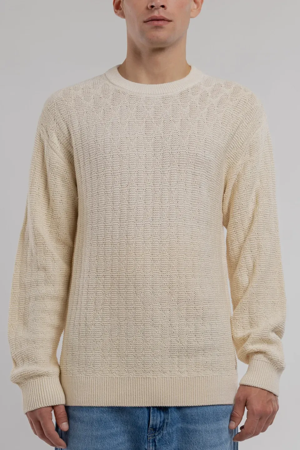 Teddy Smith P-Hario Pull Uomo Crema Girocollo Cotone Acrilico