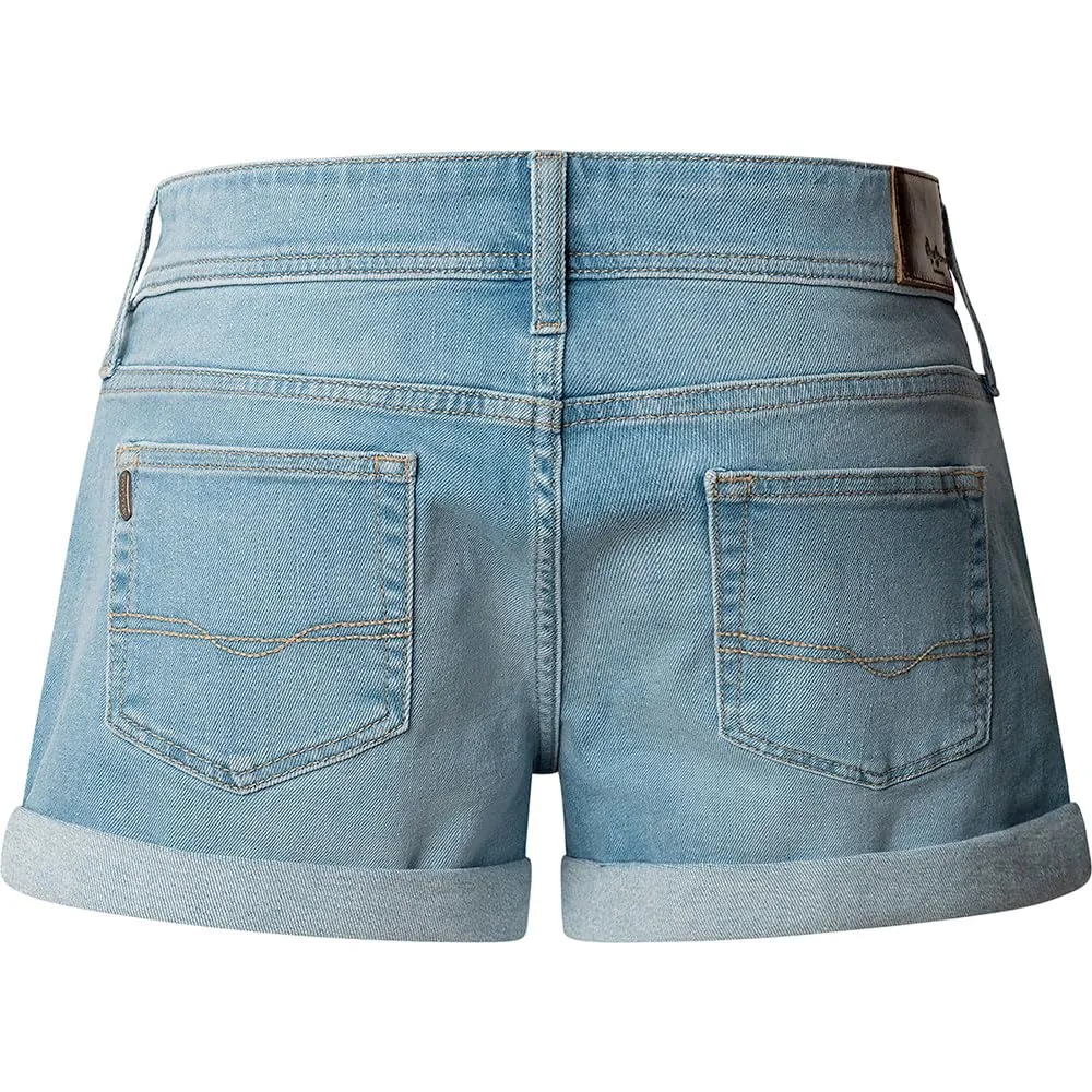 Pepe Jeans Regular Short MW Pantaloncini Donna Denim