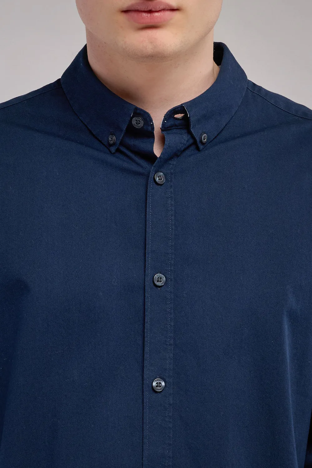 Teddy Smith C-Volt 2 ML camicia uomo blu navy total
