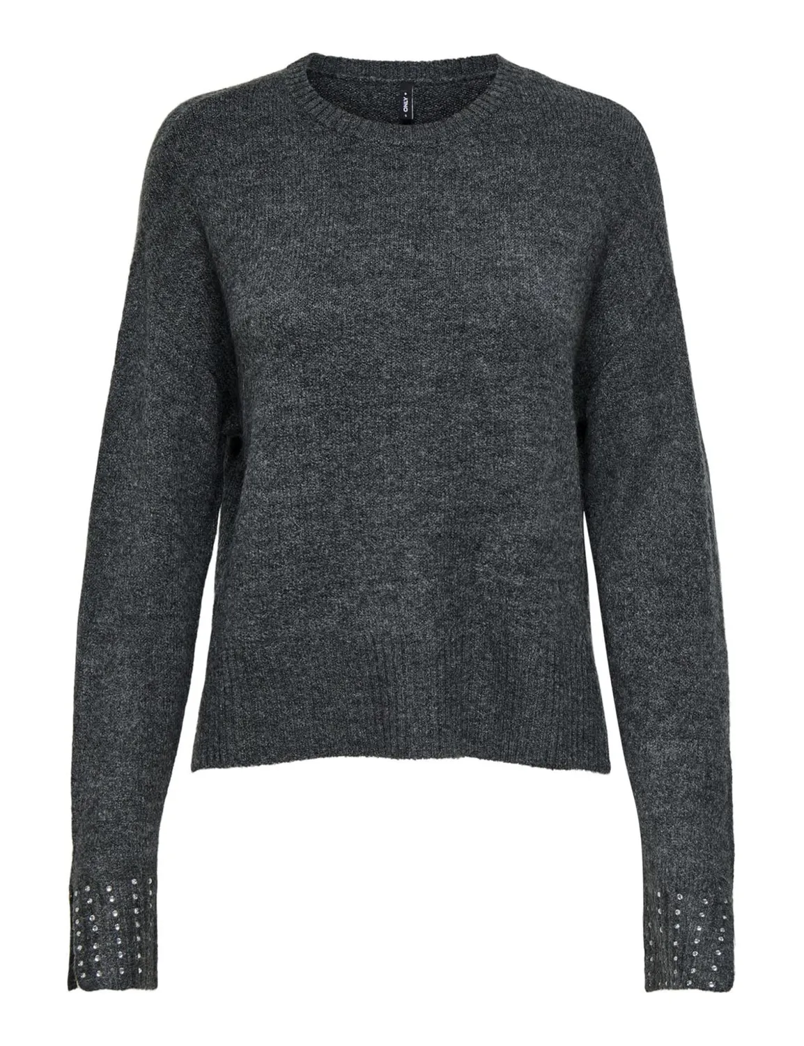 ONLY Onlohio Pullover Scollo Rotondo Nero
