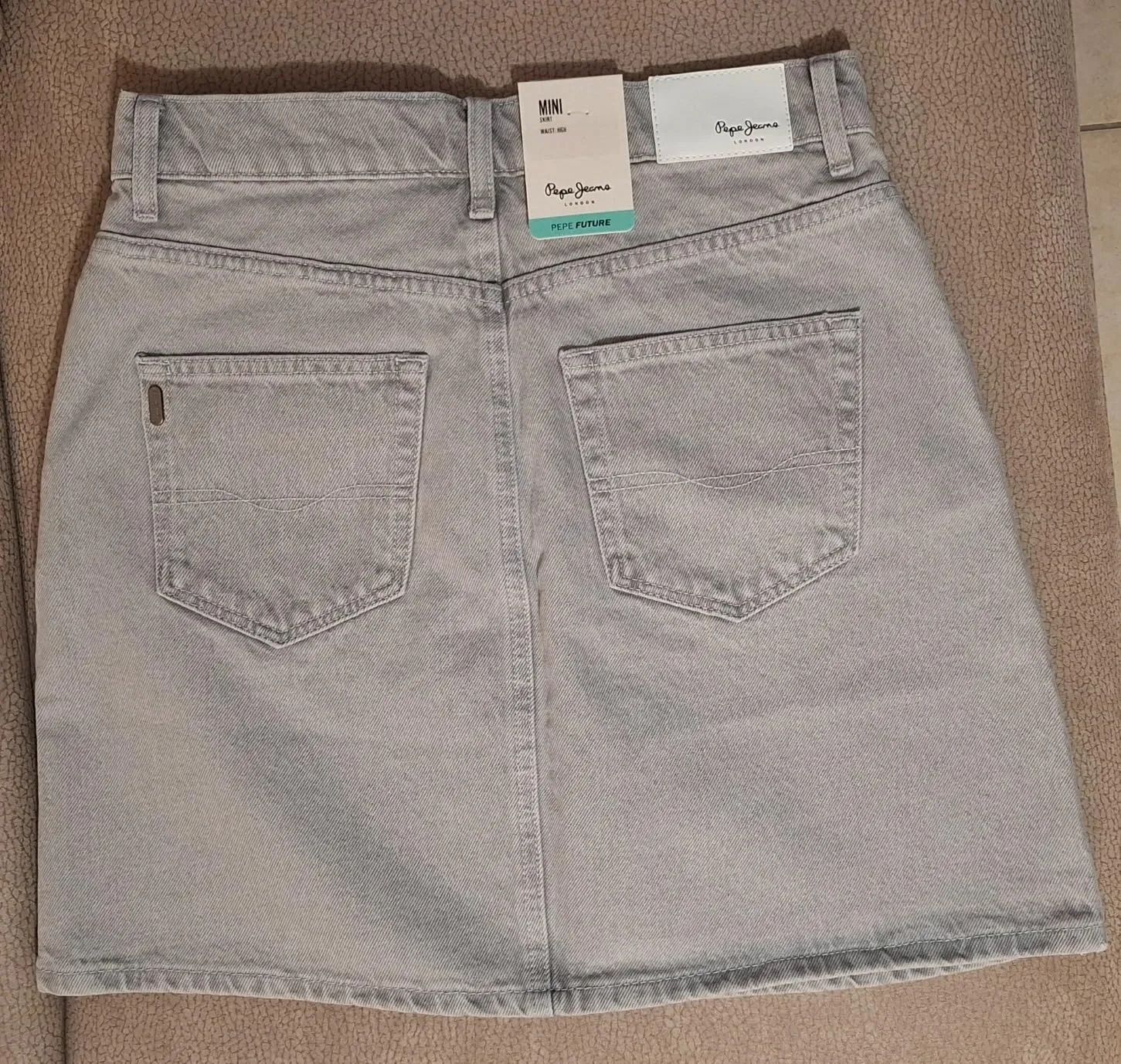 Pepe Jeans Cloud Minigonna Grigia Taglia M