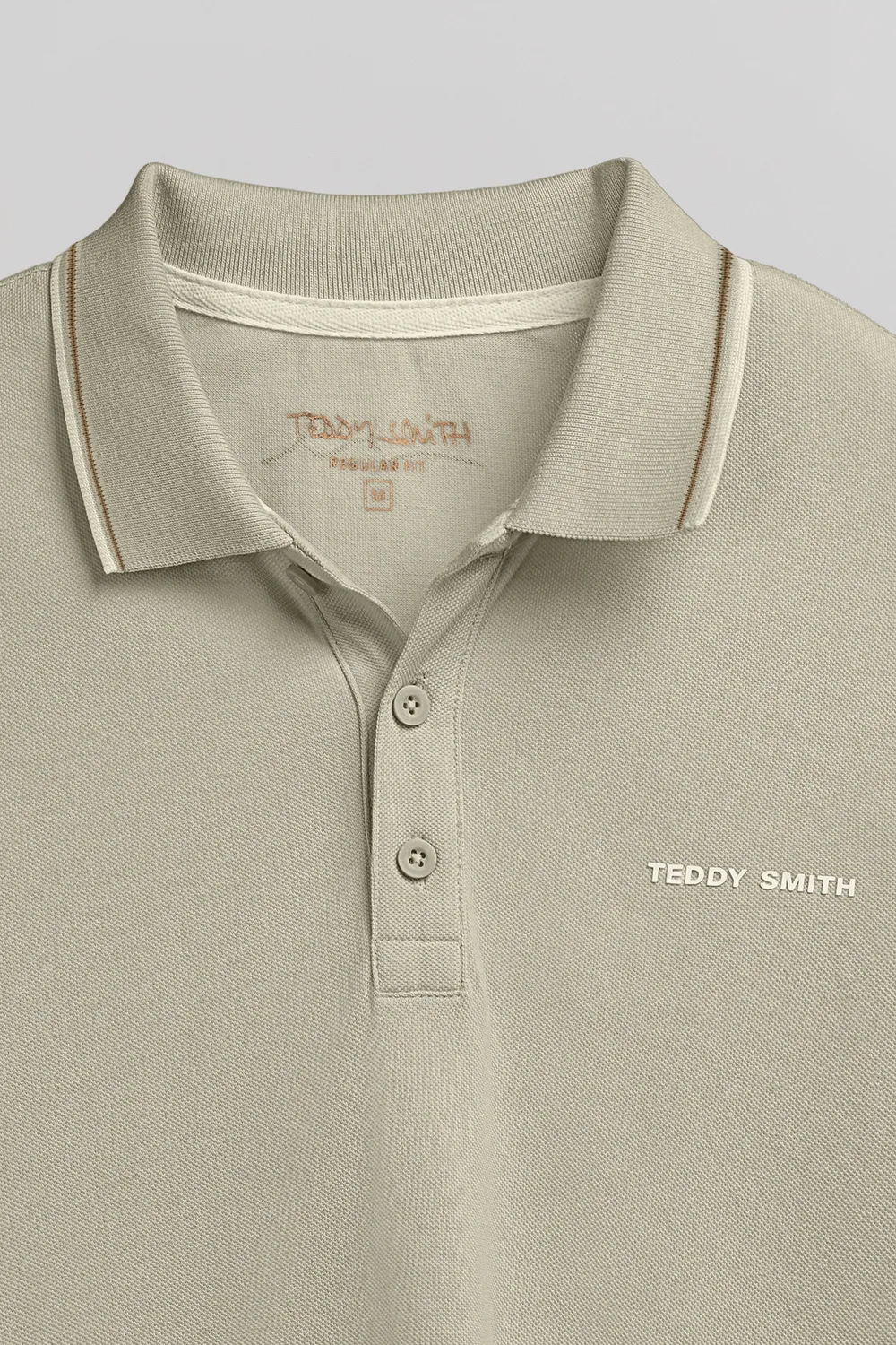 Teddy Smith Pasian 2 MC polo bleach kaki