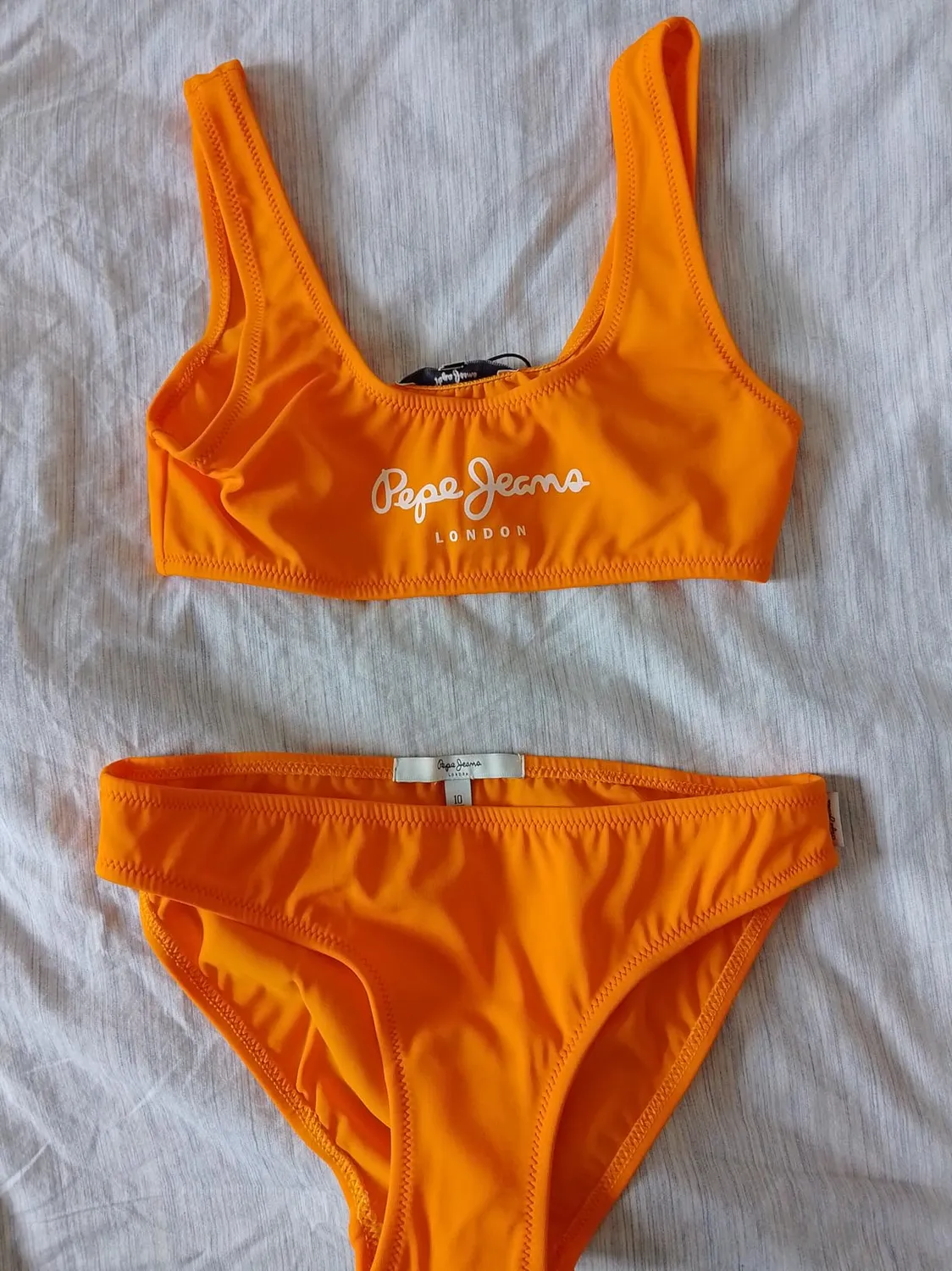 Pepe Jeans Pepe SC bikini bambina 10 anni arancione