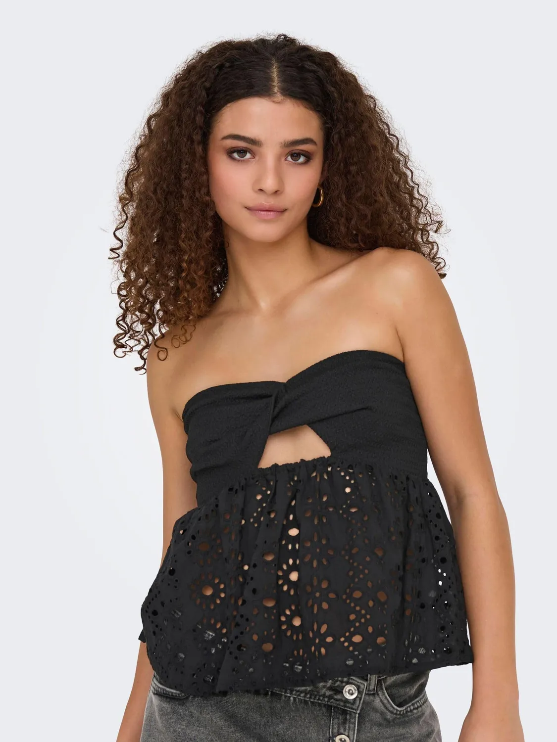 ONLY Onlaurora top a tubo donna fascia elasticizzato
