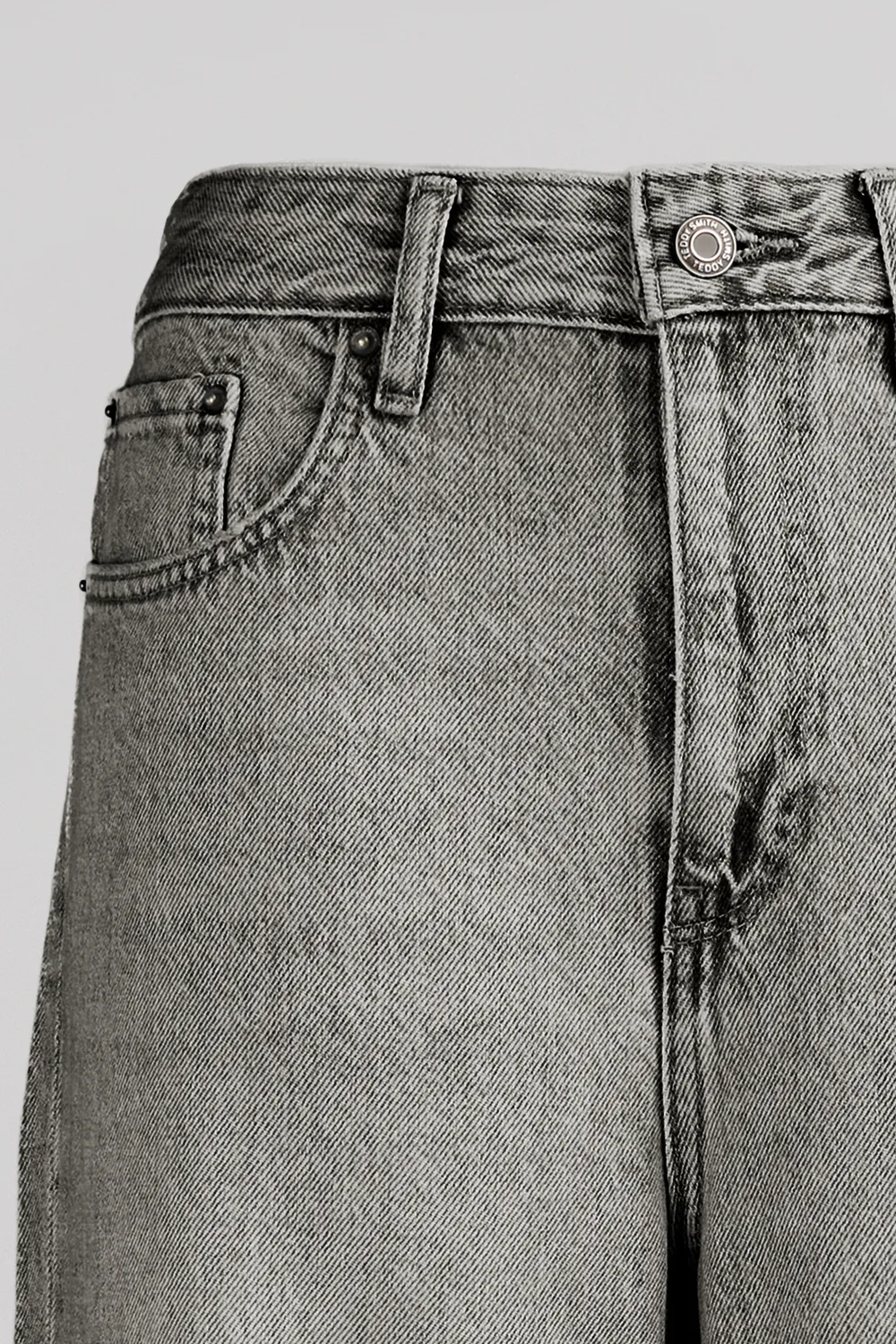 Teddy Smith P-Electra Grey jeans dritto donna grigio