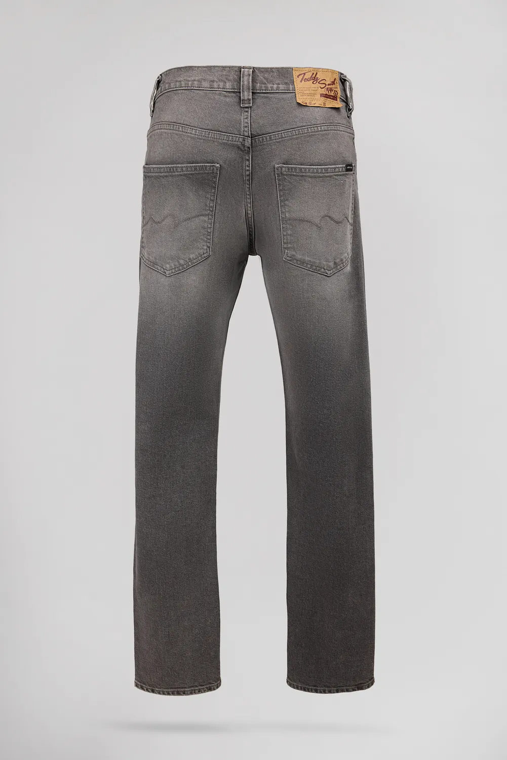Teddy Smith Reg jeans uomo grigio dritto 5 tasche L32