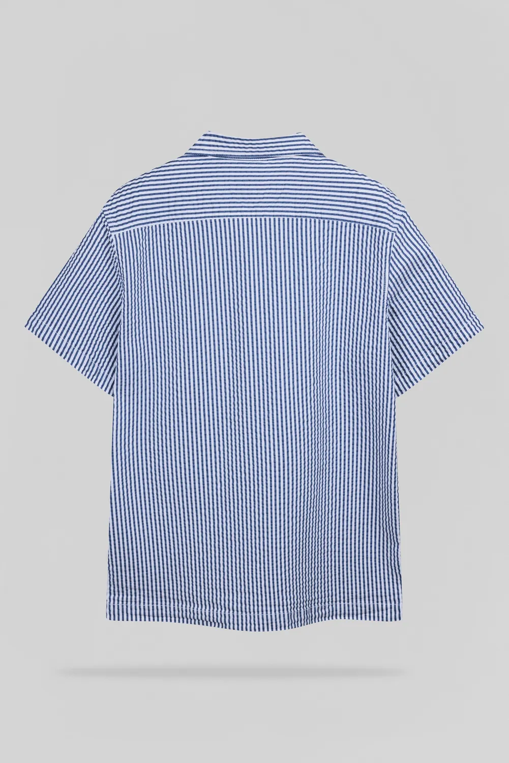 Teddy Smith C-Tiamo MC camicia indigo collo cubano