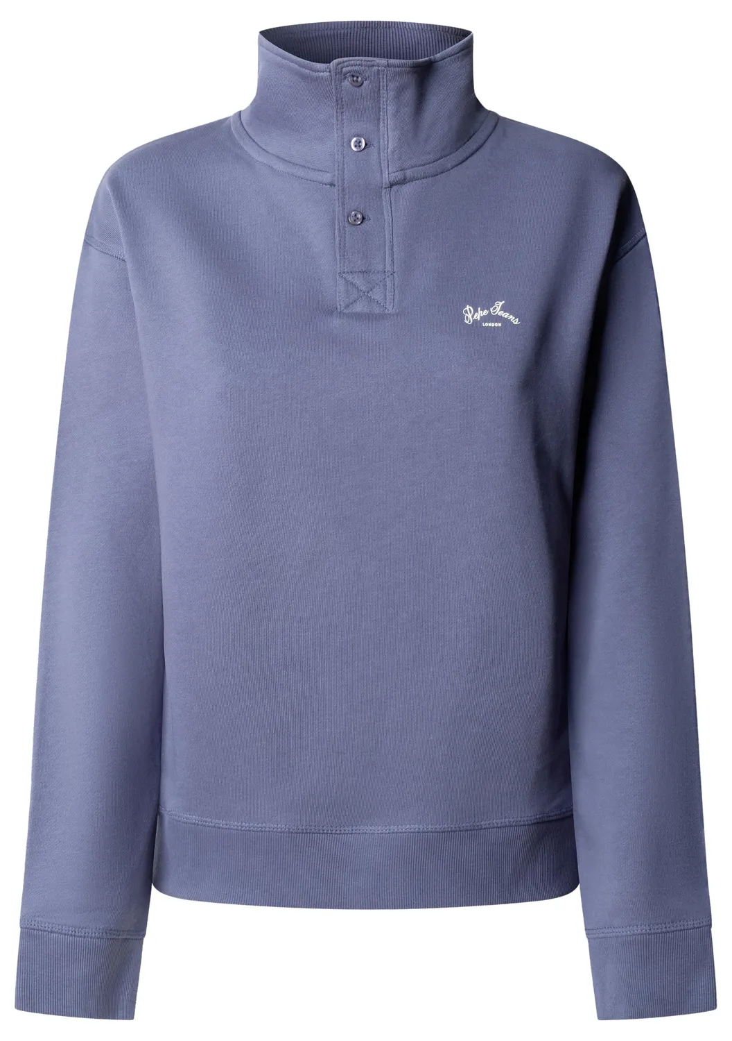 Pepe Jeans W Chest Logo Polo polo donna L grigia cotone