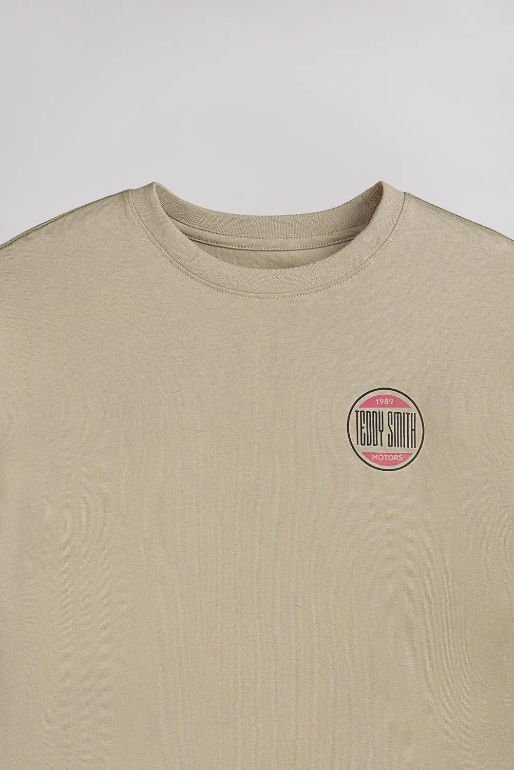 Teddy Smith T-Cars t-shirt kaki ragazzo cotone