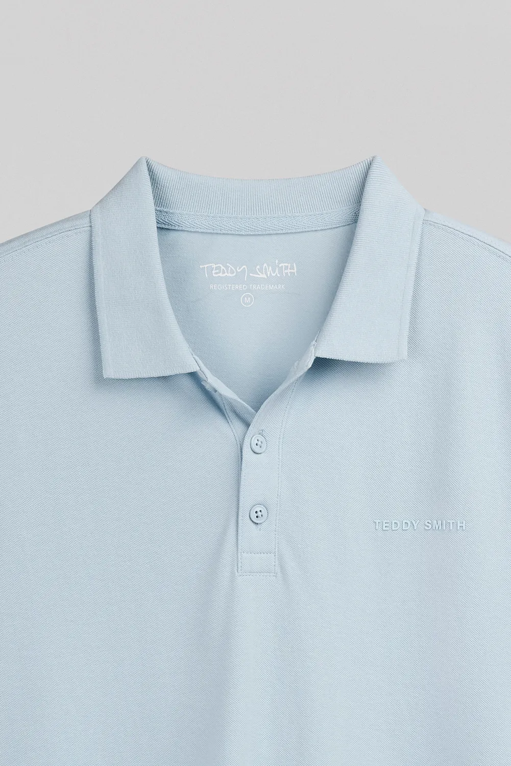 Teddy Smith P-Alban MC Polo Uomo Blu Pastel