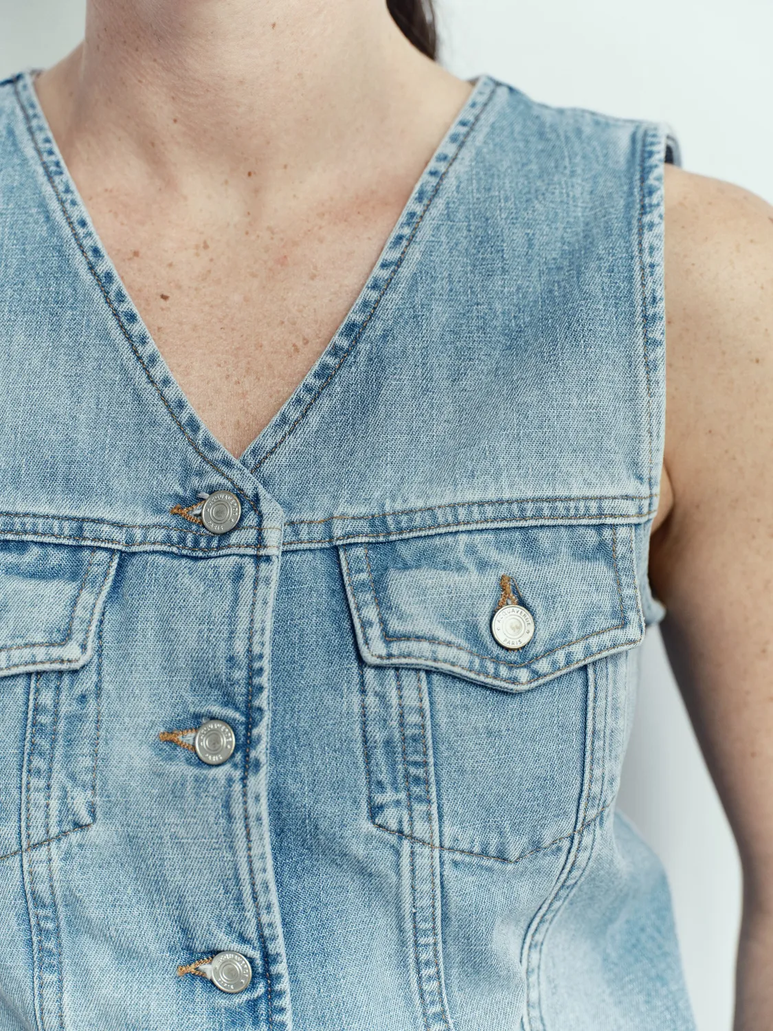 acquaverde Rider gilet denim light used