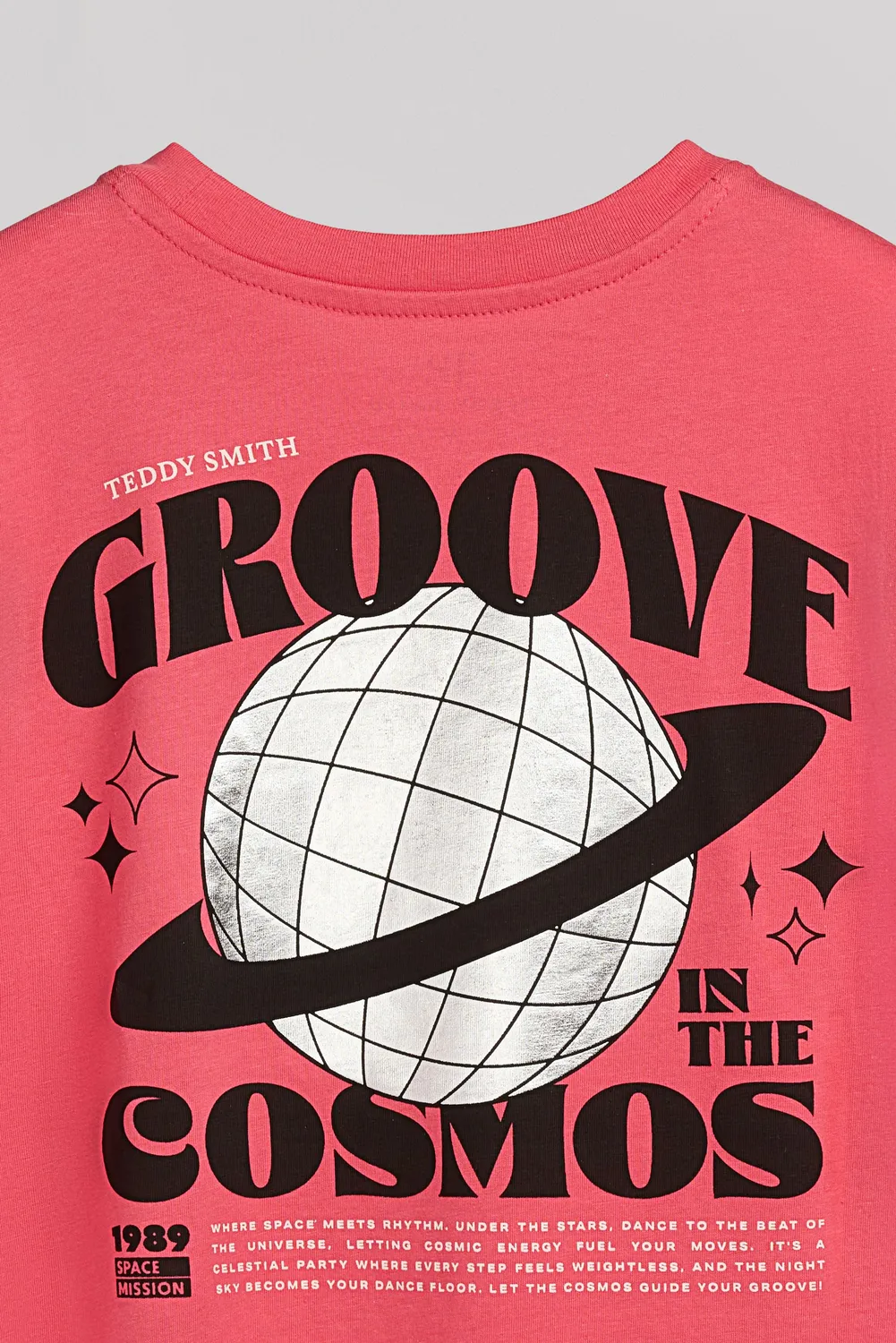 Teddy Smith T-Flow JR t-shirt rosa bambina