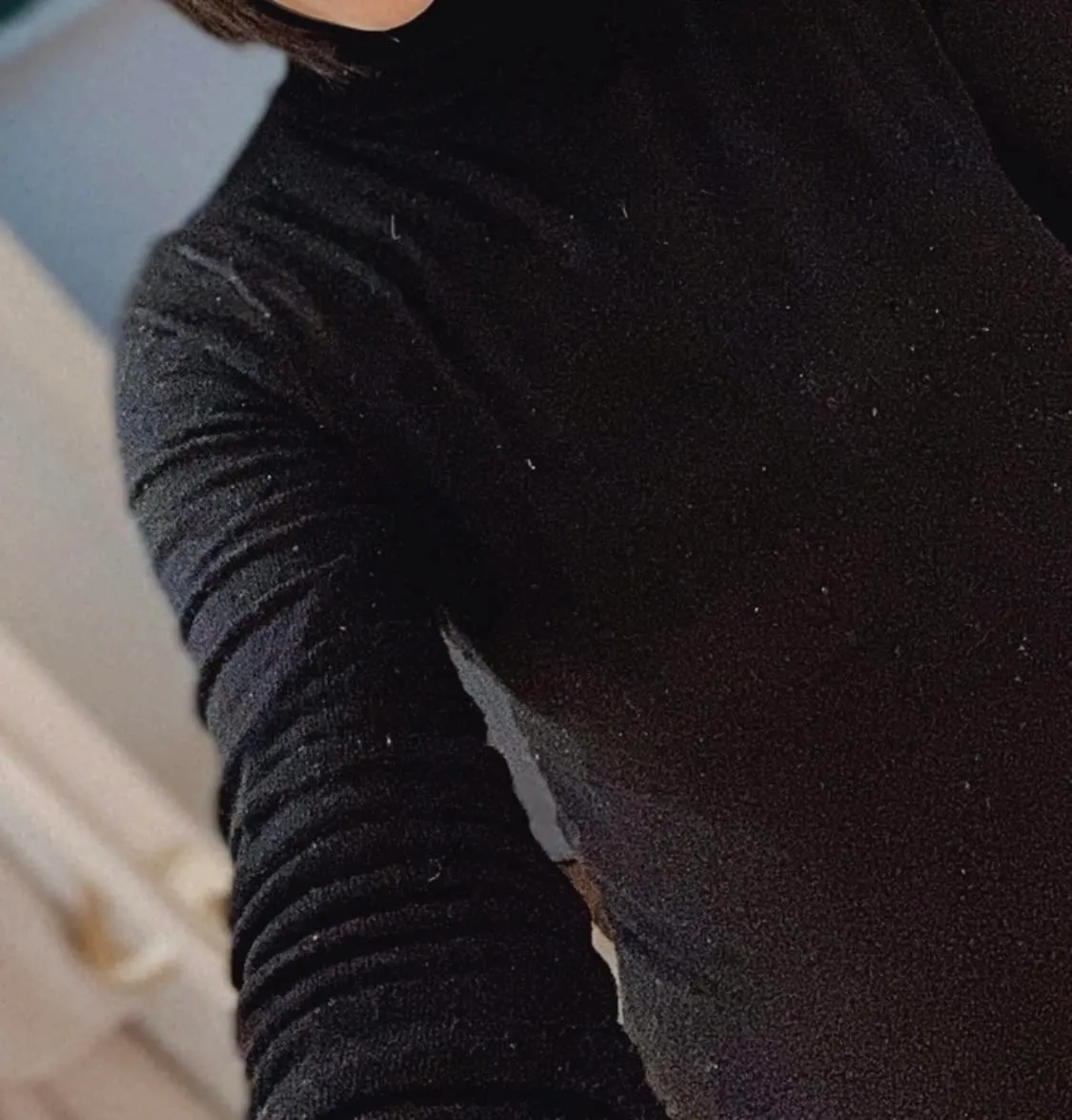 ONLY ONLVENICE Dolcevita Maglia Donna Nero