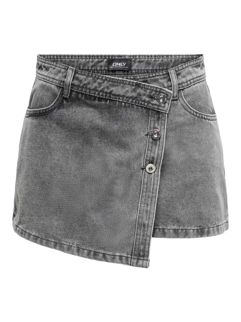ONLY Onllesly Gonna Jeans Donna XL Grigio Chiaro