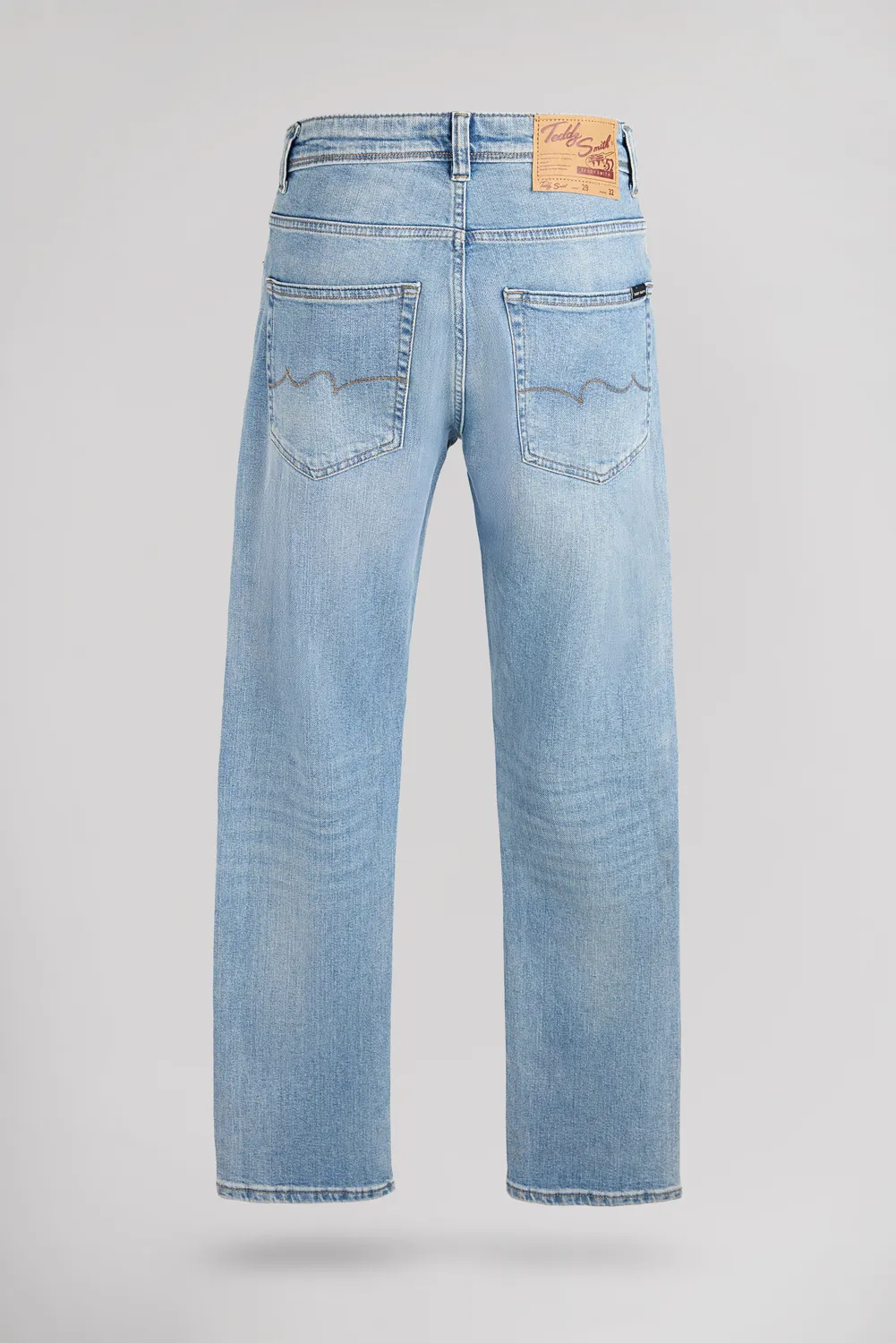 Teddy Smith Reg jeans uomo Indigo Chiaro dritti