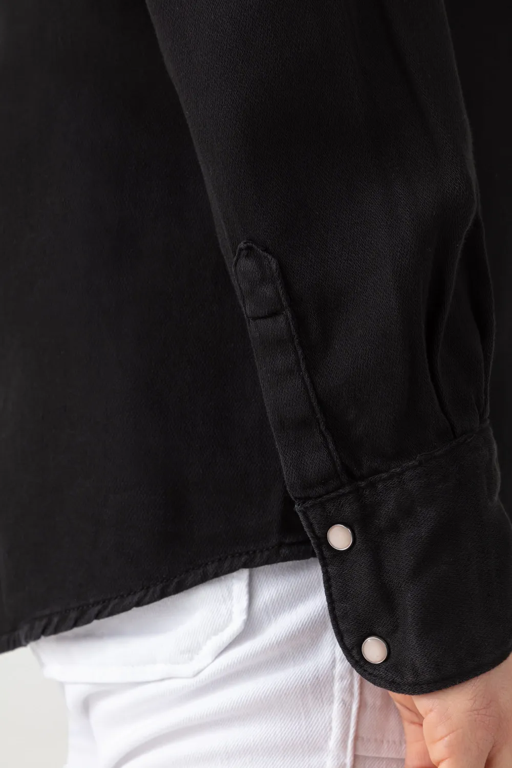 Acquaverde Clyde Black Stone camicia western